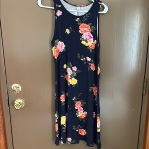 Old Navy Floral Sleeveless Swing Dress